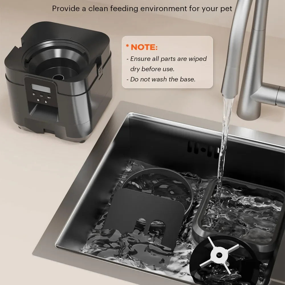 Smart Pet Feeder. Automatic Cat Dog Food Dispenser