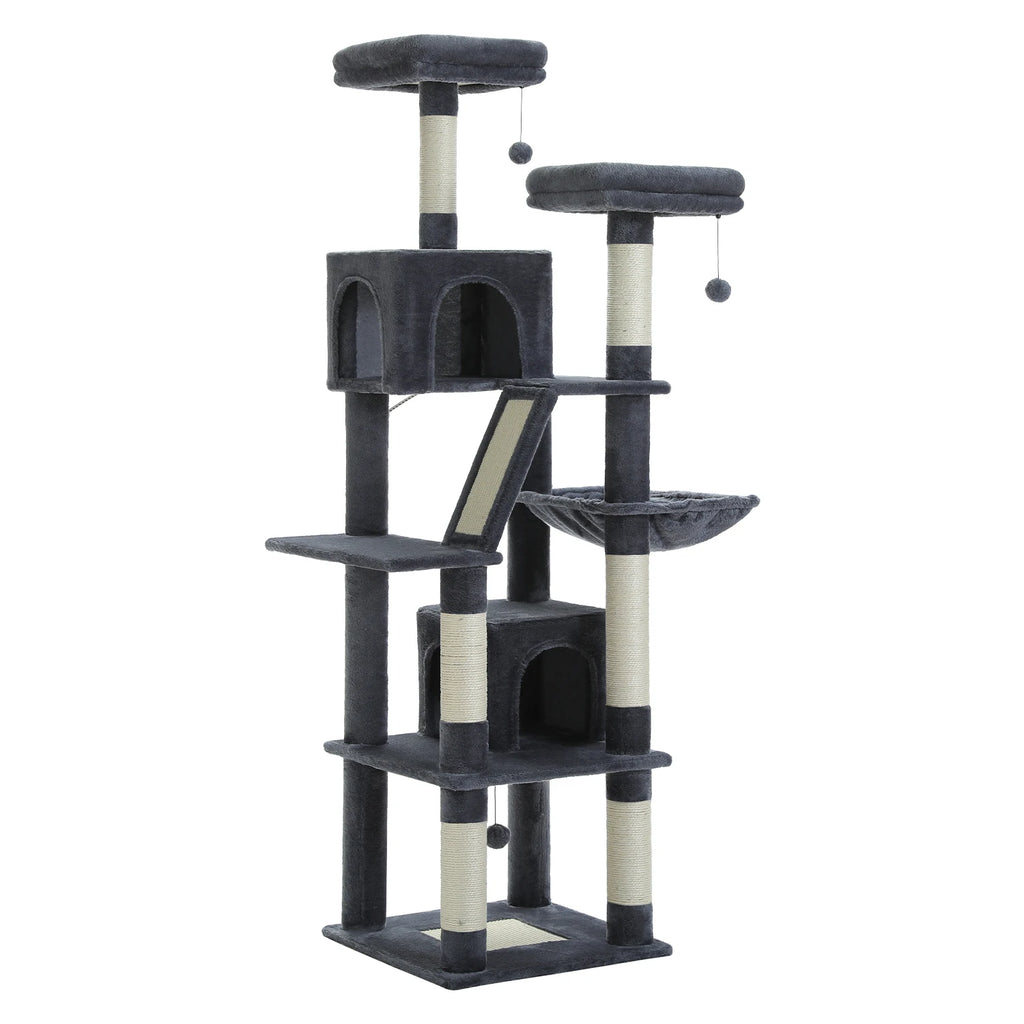 Large Cat Tower for Indoor Cats Multi-Level