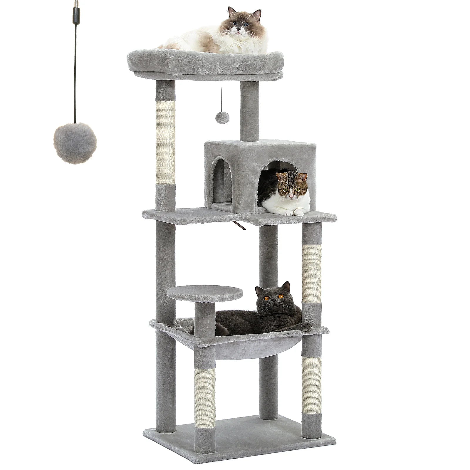 Cat Tree for Indoor Cats 5-Level Cat Tower