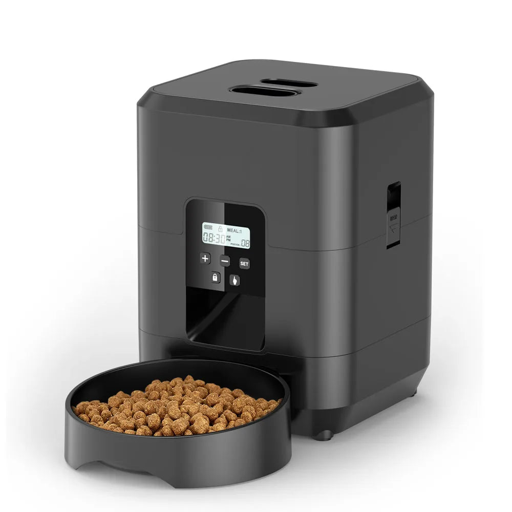 Smart Pet Feeder. Automatic Cat Dog Food Dispenser