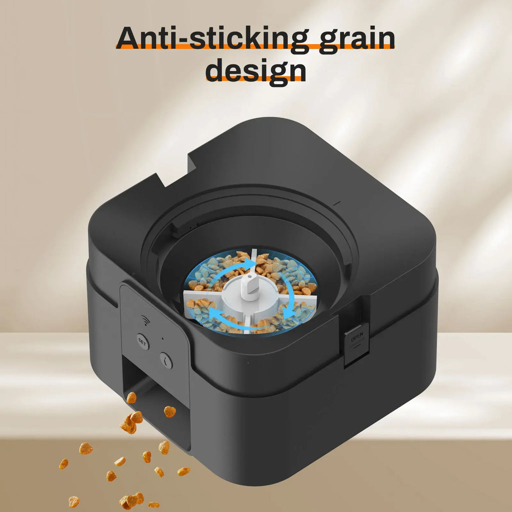 Smart Pet Feeder. Automatic Cat Dog Food Dispenser