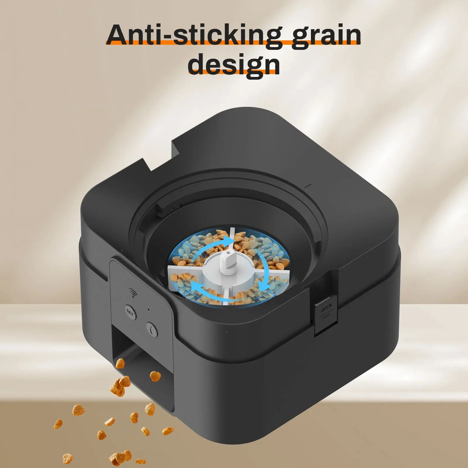 Smart Pet Feeder. Automatic Cat Dog Food Dispenser