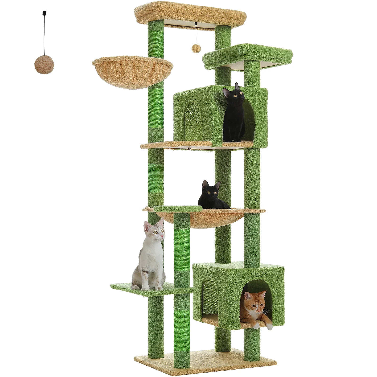 Large Cat Tower for Indoor Cats Multi-Level