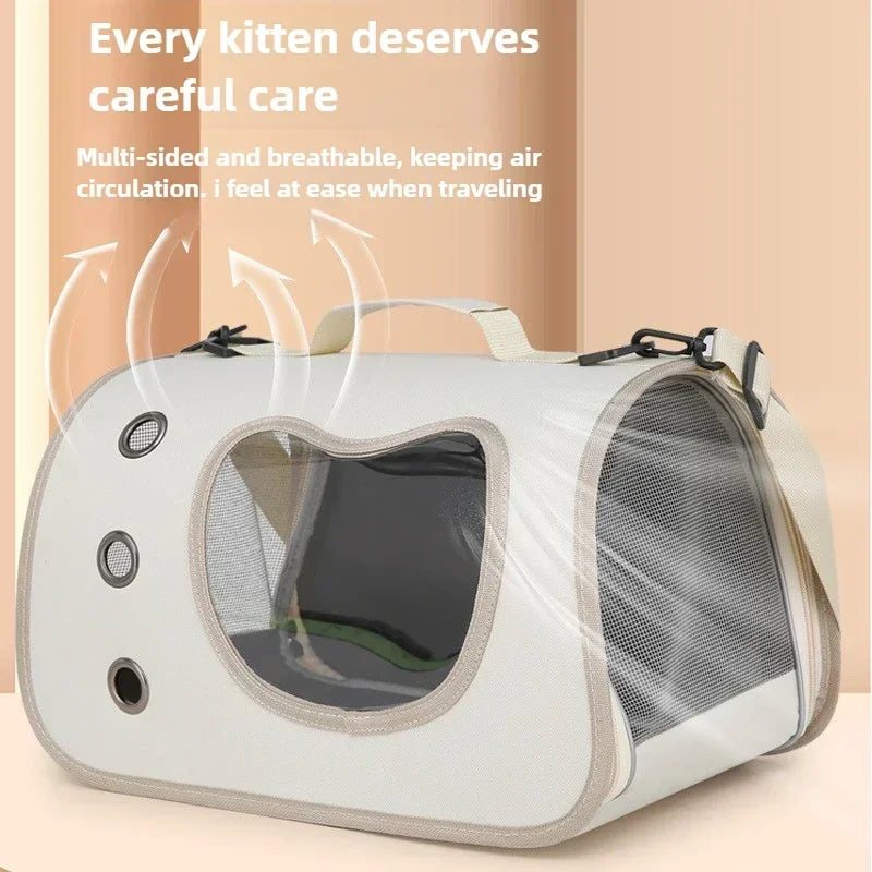 Premium Portable Foldable Breathable Pet Carrier Bag