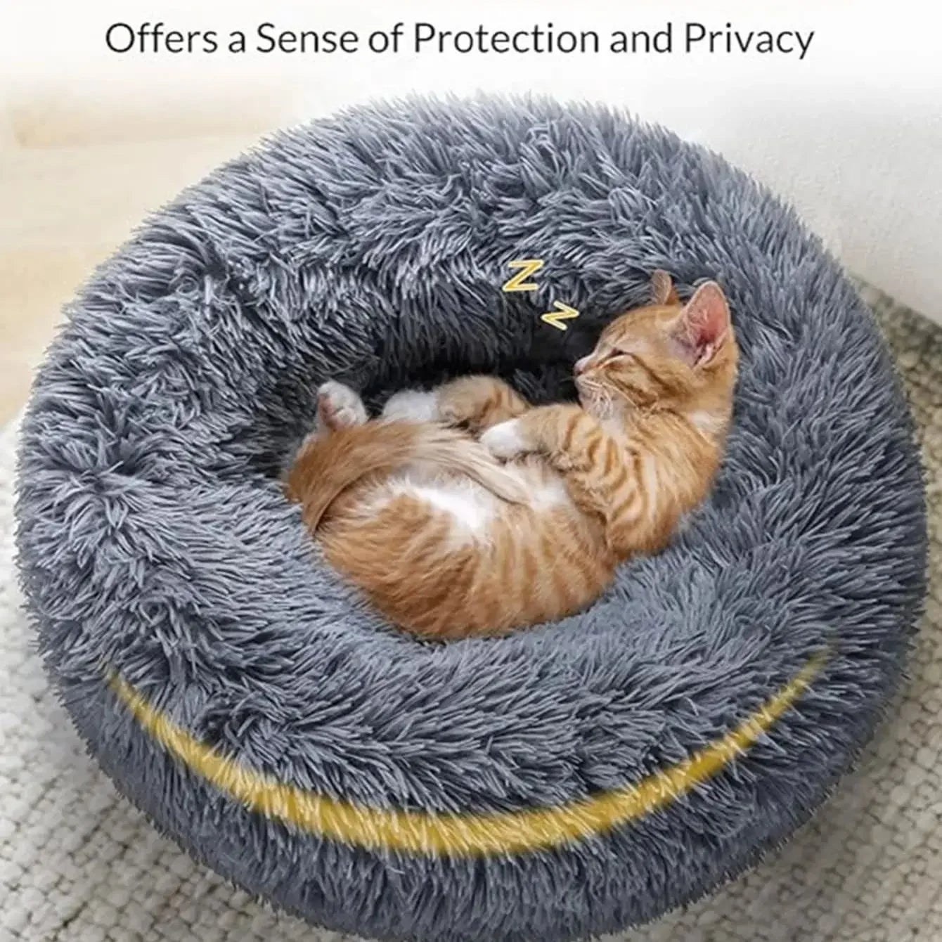 40-90cm 6 Sizes Round Pet Bed for Large Dog