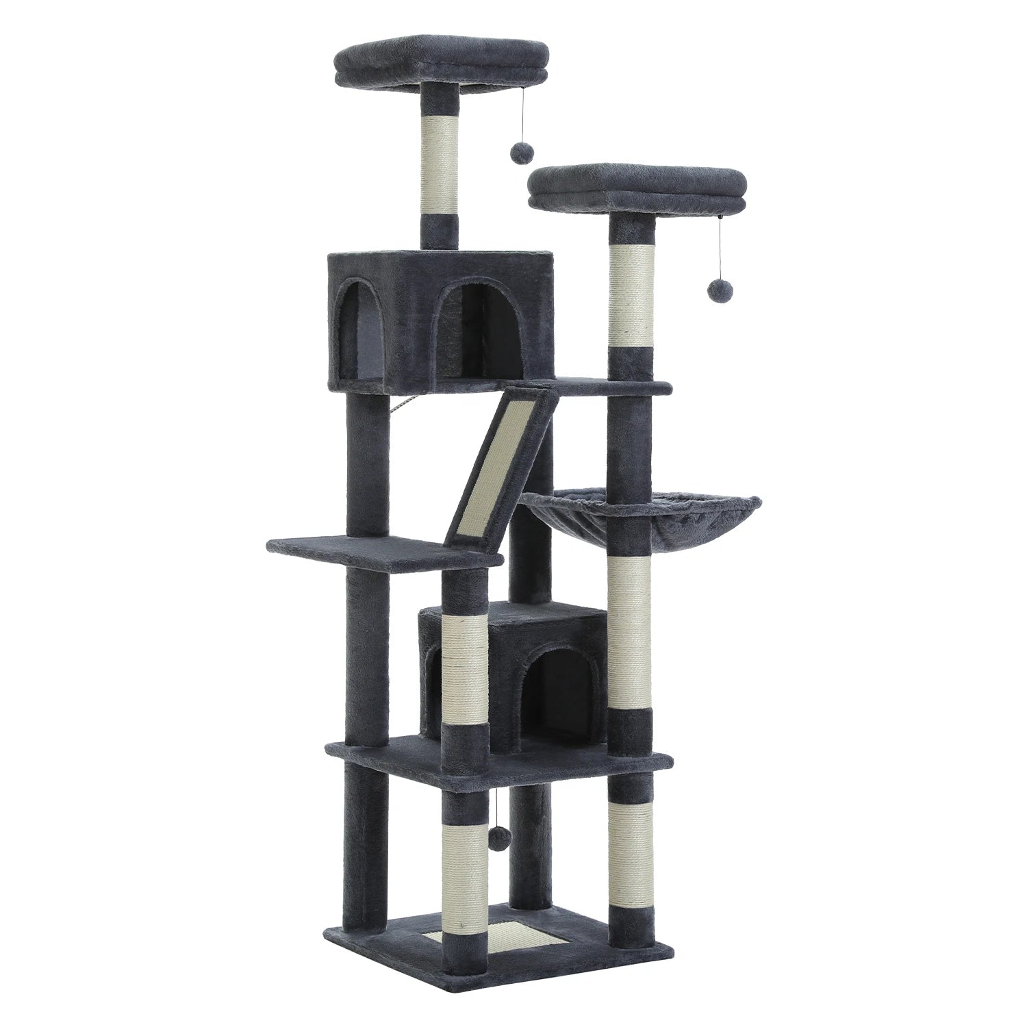 Large Cat Tower for Indoor Cats Multi-Level